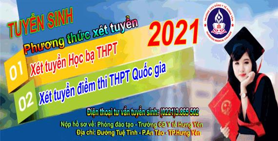Thông báo tuyển sinh Chính quy - Liên thông CĐ, ĐH - Văn bằng 2 năm 2021